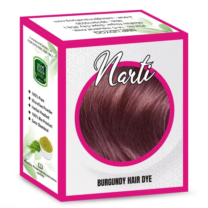 burgundy hair dye