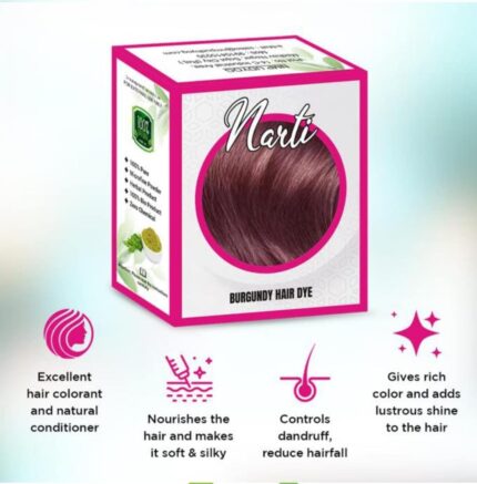 burgundy hair dye