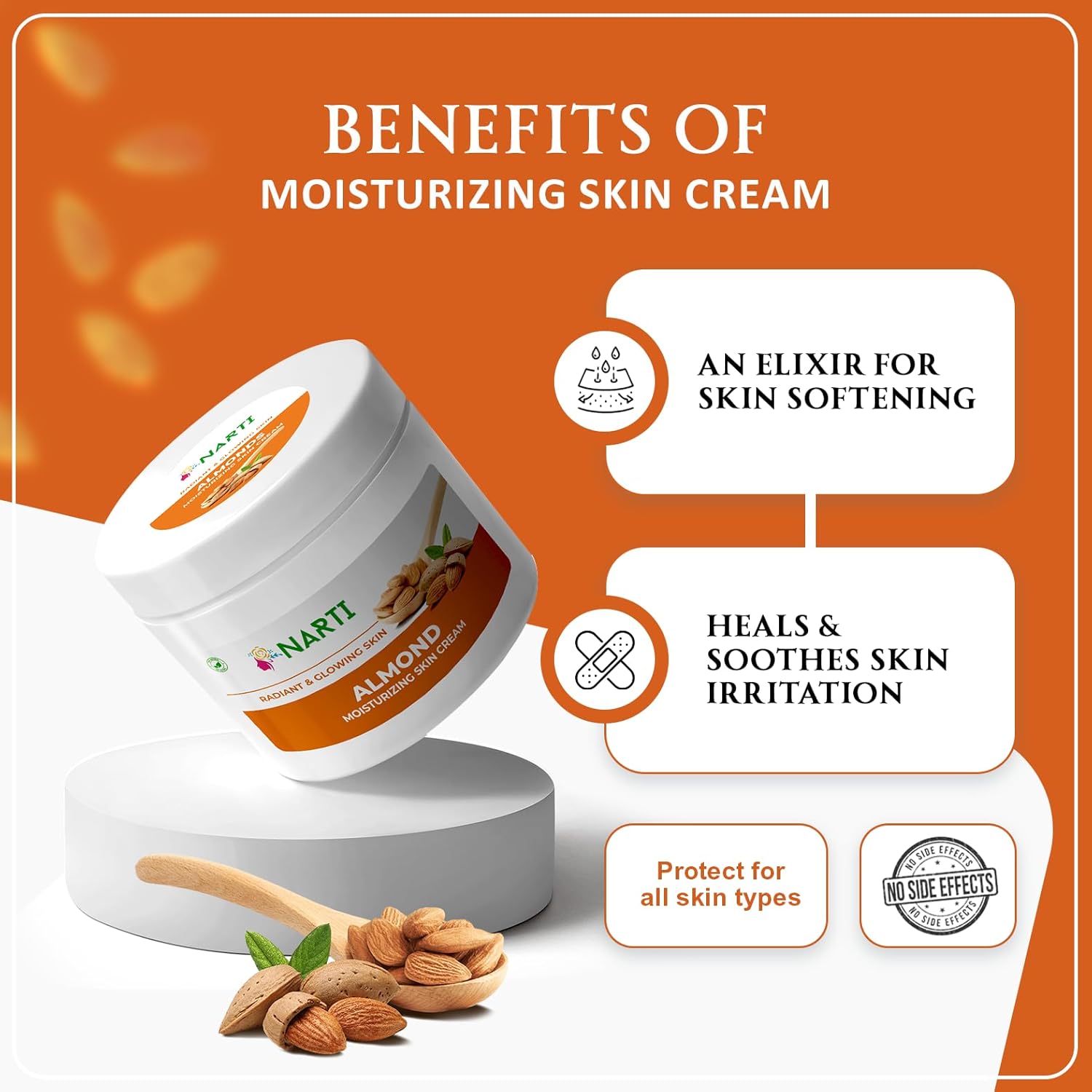 almonds skin nourishing cream