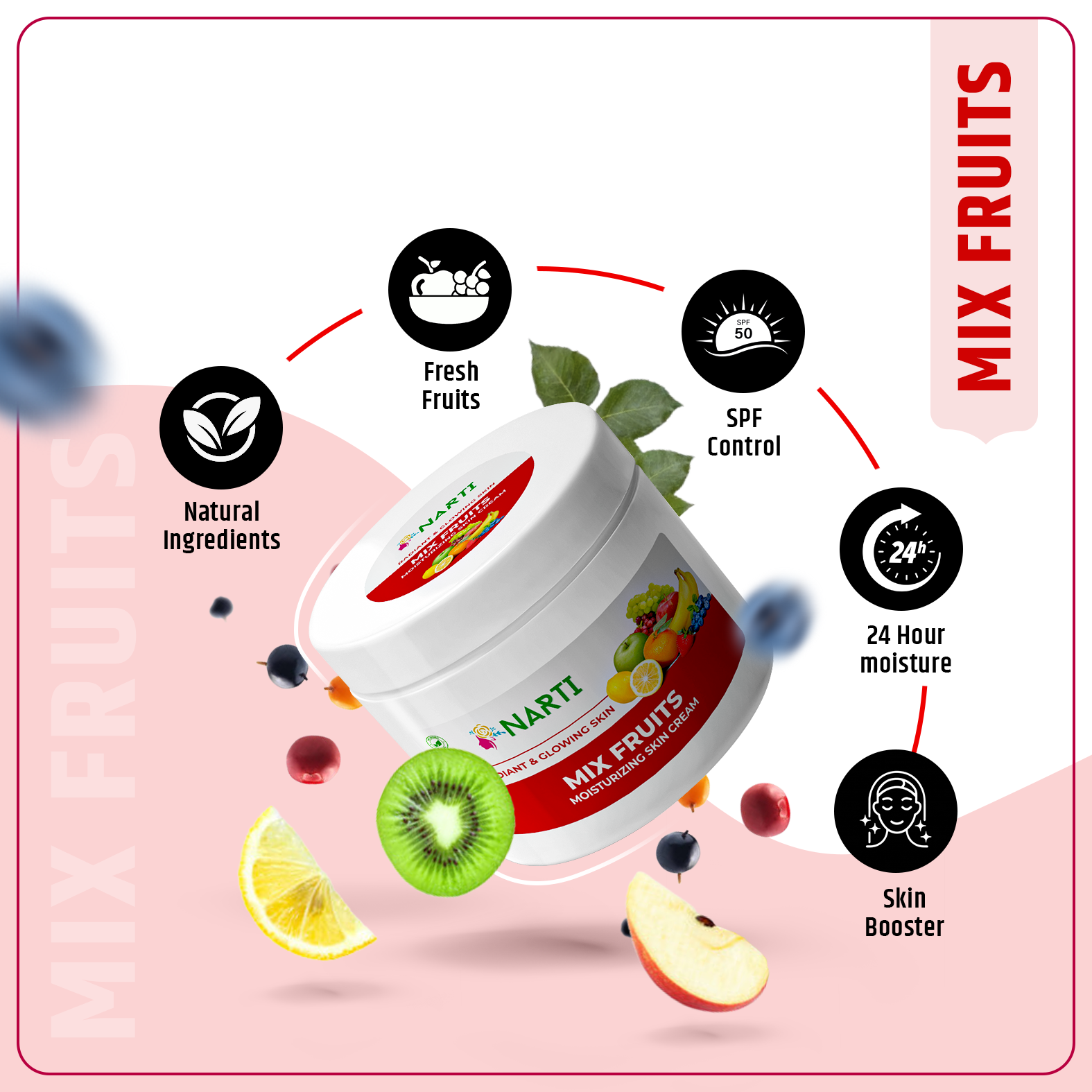 mix fruits skin nourishing cream