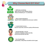 Narti Amla Reetha Shikakai Hibiscus Hair Powder with Rosemary Oil 15ml DIY Kit, natural organic hair mask for strong, shiny hair 1.2kg